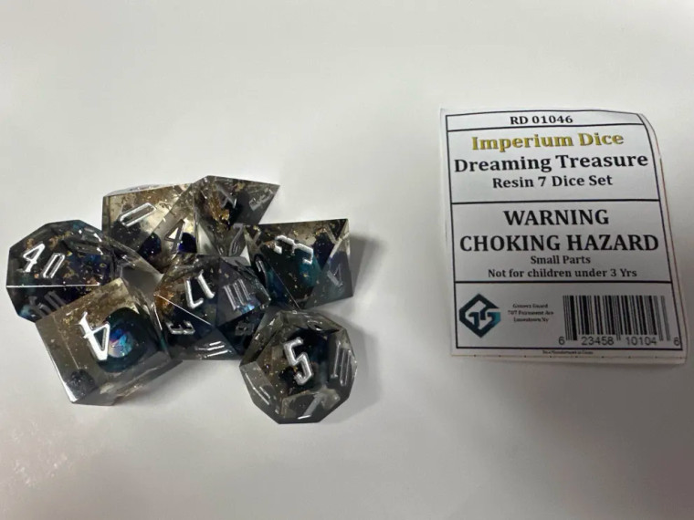 Dreaming Treasures Resin 7 Dice Set