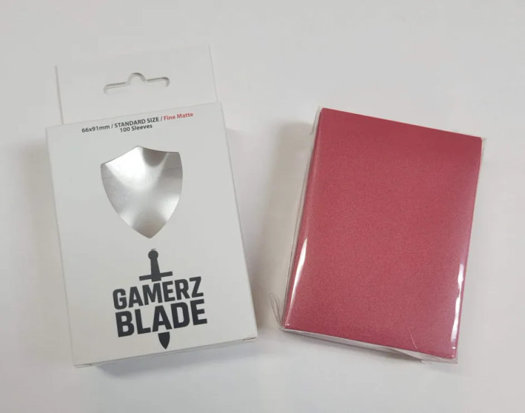 The Armory Gamerz Blade Fine Matte Sleeves Standard Crimson Red