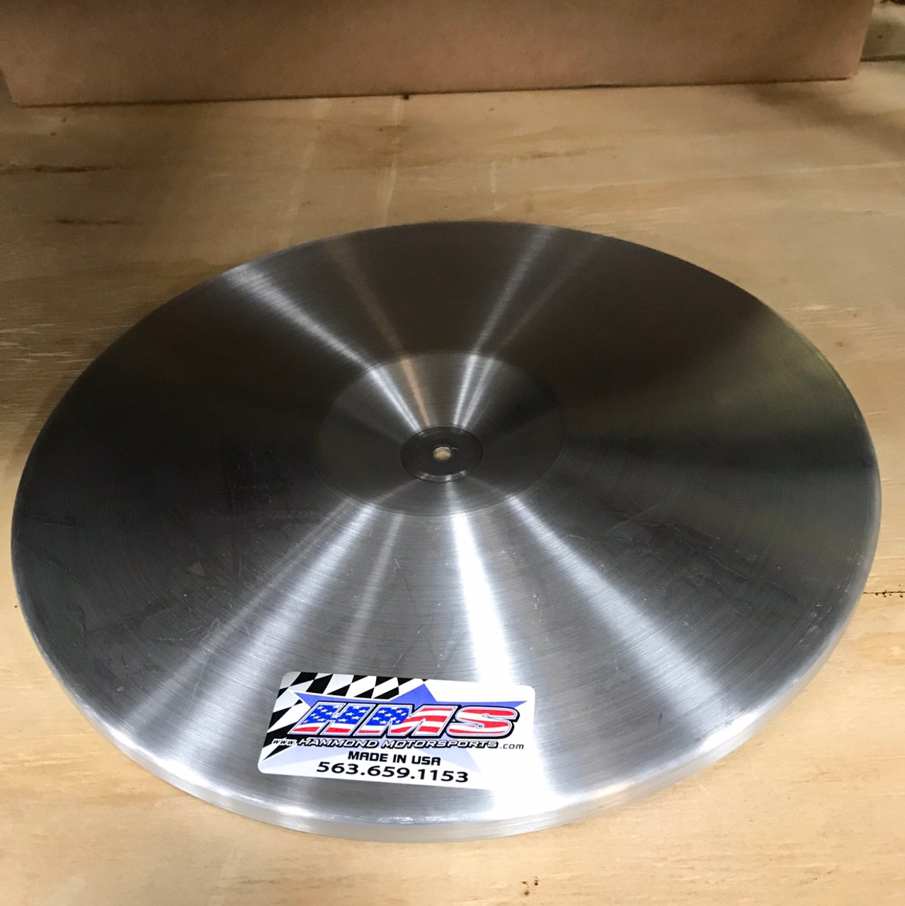 HMS 14 Flat Top Air Cleaner Lid - MILL FINISH