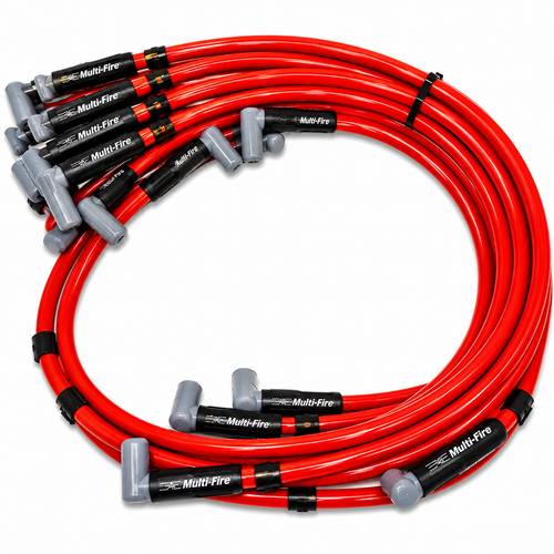 Red Multi-Fire Spark Plug Wires (No Coil Wire)