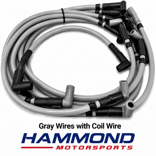  Gray Multi-Fire Spark Plug Wires With Coil Wire