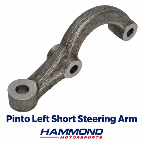 Pinto left short steering arm for 3-piece spindle assemblies – Hammond Motorsports