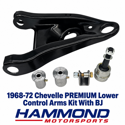 Argo 1968-72 Chevelle premium lower control arm kit with ball joint, bushings and mounting hardware – Hammond Motorsports