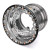 15 x 14 in, 5  B S,  Inner Beadlock,Polished