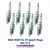 NGK R5671A-10 racing spark plugs with 3/4-inch reach, 14mm thread, gasket seat, non-projected tip and heat range 10 – set of 8
