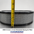 HMS 14-inch x 4-inch washable racing air filter with tape measure showing filter height