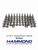 1/4"-20 x 1" Titanium Body Bolts – Mill Finish – 50 Pack
