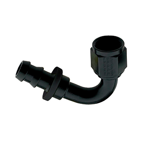 Fragola -8AN Push-Lite End 60 Degree - Black main image 0