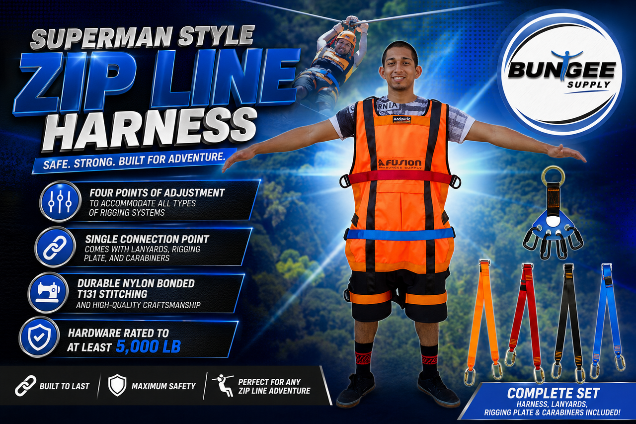 Superman Zipline Harness