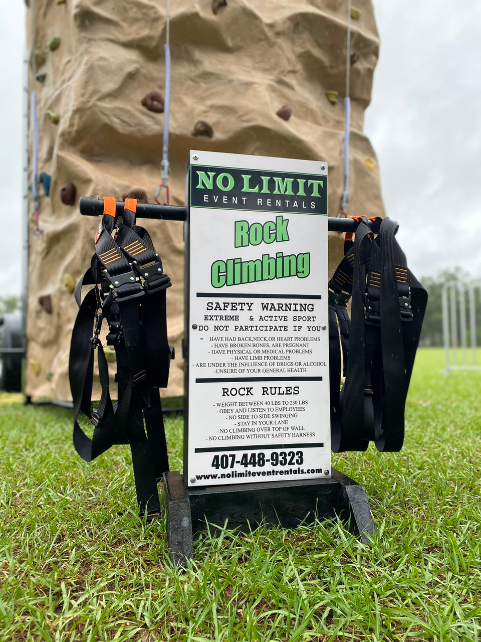 Rock Climbing Harness Stand