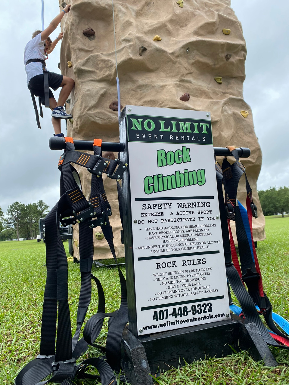 Rock Climbing Harness Stand