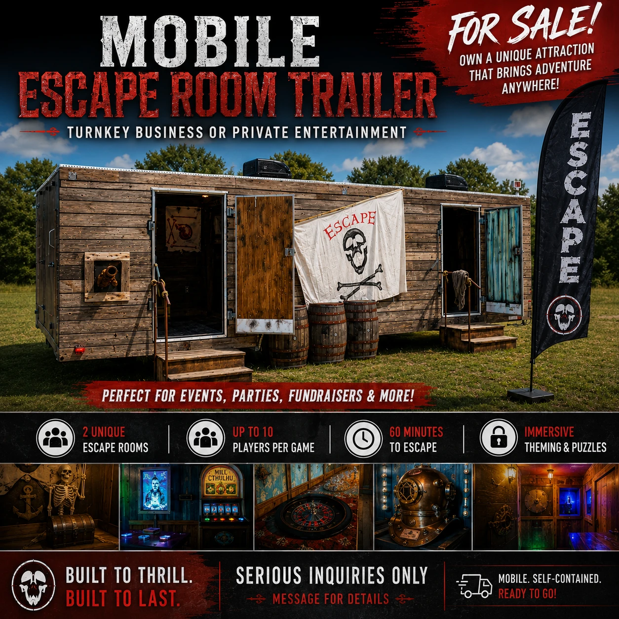2020 Legendary Escape Games Mobile Escape Room Trailer