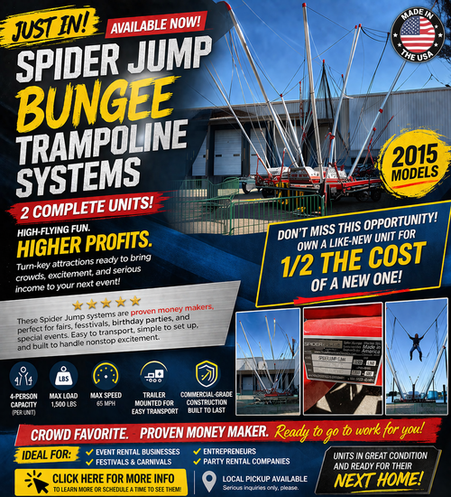 2015 Spider Jump Mobile 4 Station For Sale