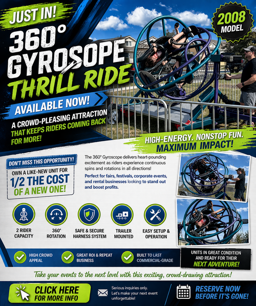 2 Person Mobile Mechanical Gyro - Xtreme