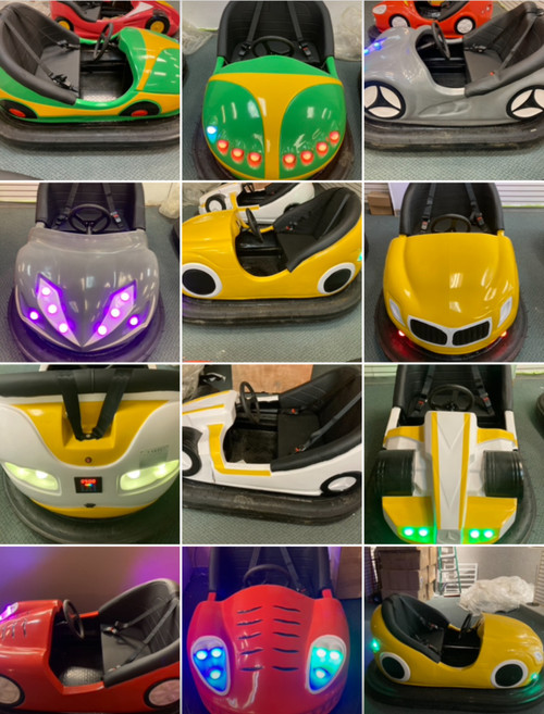 New - 9 Electric Bumper Cars - Bungee Supply Company