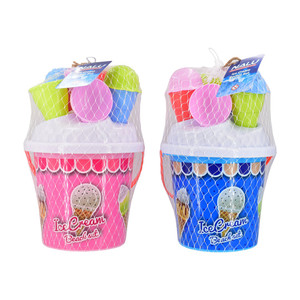 Nalu 15cm Ice Cream Design Bucket & Sand Toy Set