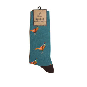 Bartleby Mens Funky Bamboo Socks Golden Pheasant Size 6-11 Bartleby Mens Funky Bamboo Socks Golden Pheasant Size 6-11