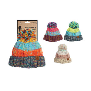 Bartleby Childrens Sherpa Lined Waterproof Bobble Hat Bartleby Childrens Sherpa Lined Waterproof Bobble Hat