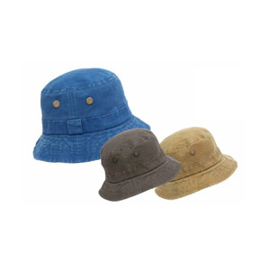Bartleby Mens Bucket Hat Assorted Washed Colour Bartleby Mens Bucket Hat Assorted Washed Colour