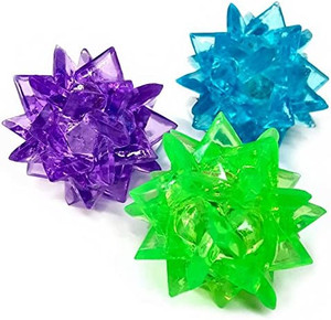 12 Crystal Light Up Bouncy Balls - 3 Assorted Colours 12 Crystal Light Up Bouncy Balls - 3 Assorted Colours