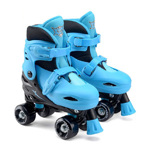 Xootz Kids Quad Skates Blue Size Small Xootz Kids Quad Skates Blue Size Small