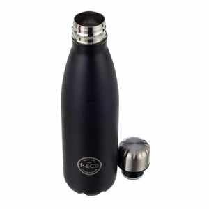 B&Co Mono 500ml Bottle Flask Black B&Co Mono 500ml Bottle Flask Black