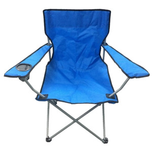 Blue & Black Lightweight Folding Camping Beach Captains Chair Blue & Black Lightweight Folding Camping Beach Captains Chair