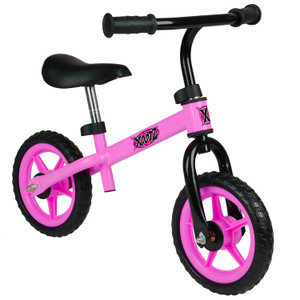 Xootz Metal Balance Bike for Kids - Pink