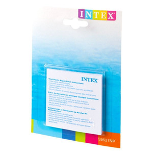 Intex Self Adhesive Vinyl Plastic Inflatable Repair Patch - Pack of 6 Intex Self Adhesive Vinyl Plastic Inflatable Repair Patch - Pack of 6