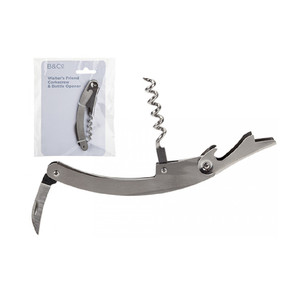 B&Co Waiters Friend Corkscrew And Bottle Opener Tool