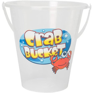 Yello Medium Clear Crab Bucket With Graphic Yello Medium Clear Crab Bucket With Graphic