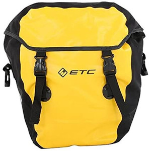 ETC Unisex Bag Waterproof Pannier Yellow ETC Unisex Bag Waterproof Pannier Yellow