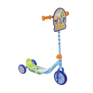 Bluey Childrens Deluxe 3-Wheel Outdoor Tri Scooter