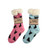 Bartleby Ladies Sherpa Socks Cat Silhouette Size 4-8