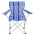 Yello Folding Beach Chair For Camping, Fishing Or Beach - Blue stripes