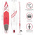 Hydro Force Fastblast Tech SUP Stand Up Paddleboard Set Red 12 ft 6 Inch Hydro Force Fastblast Tech SUP Stand Up Paddleboard Set Red 12 ft 6 Inch