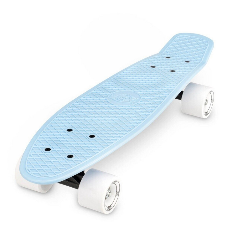 Xootz Retro PP Skateboard Pastel Blue