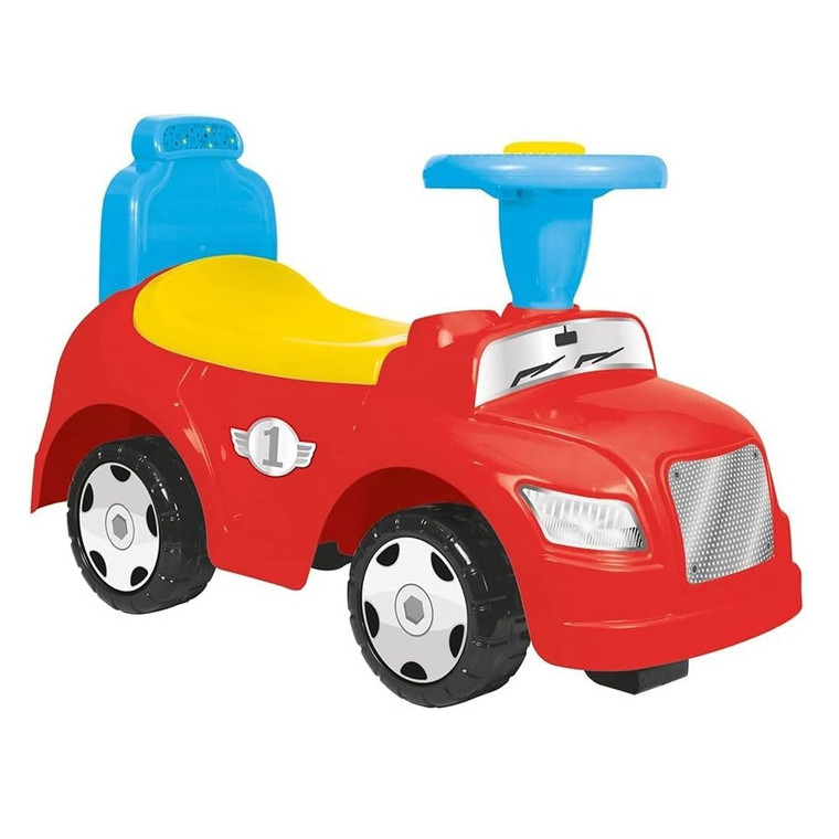 Dolu Step Car 2 in 1 Red, Yellow & Blue Ride On