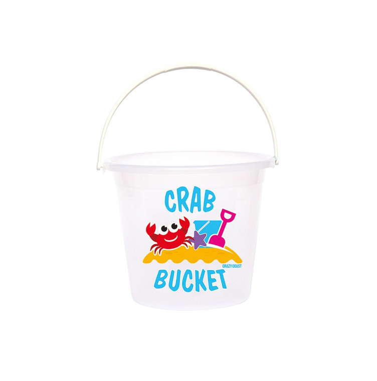Crazy Coast Large Clear Plastic Crabbing Bucket