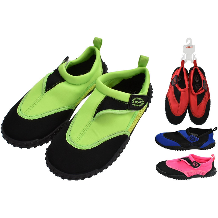 Nalu Aqua Shoes Size 7 Infant - 1 Pair Assorted Colours