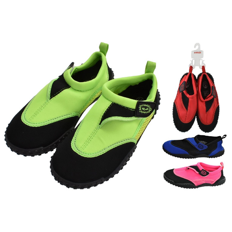 Nalu Aqua Shoes Size 7 Adults - 1 Pair Assorted Colours
