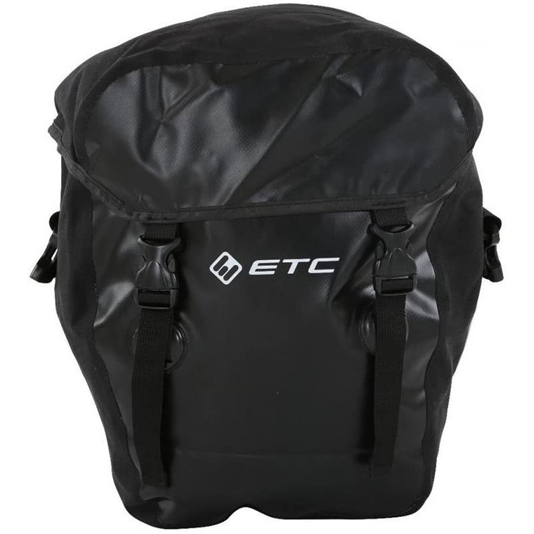 ETC Unisex Bag Waterproof Pannier Black