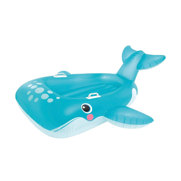 Intex Childrens Blue Whale Ride On Inflatable Beach Toy