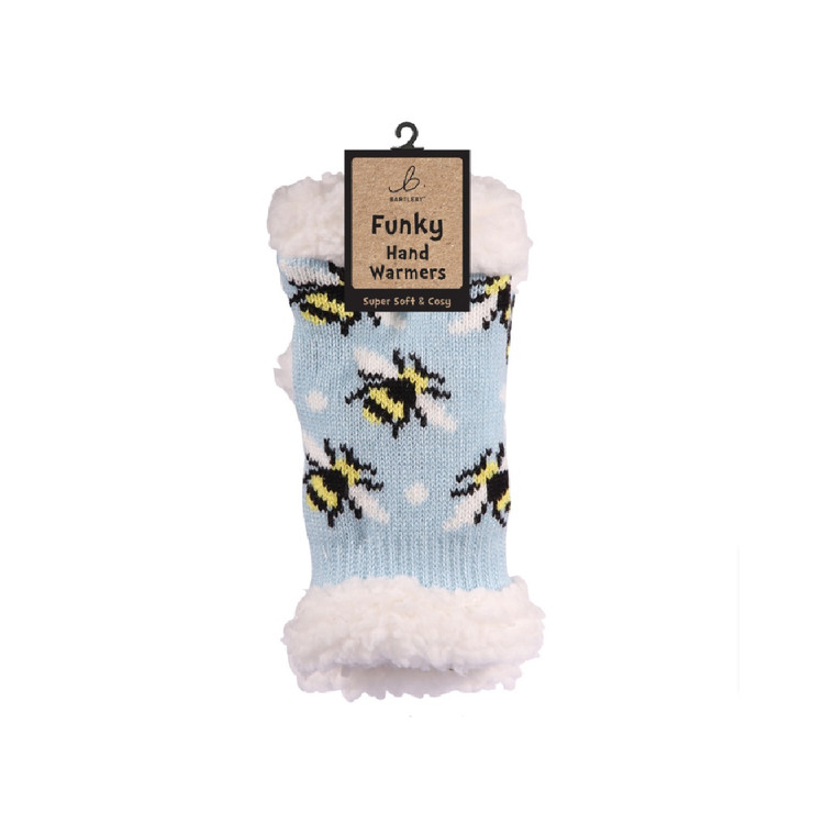 Bartleby Sherpa Wrist Warmer Bees Design