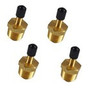 3/8" NPT Schrader Valves Brass SET of 4 Air Suspension Airbag Air Supply Valves
