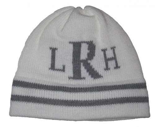 Personalized Hat with Monogrammed Initials