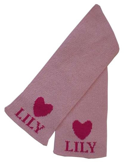 Personalized Scarf, Heart