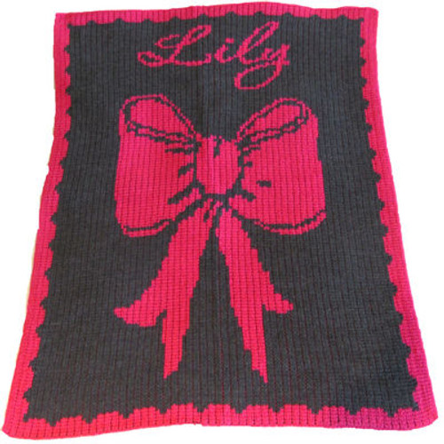 Personalized Stroller Blanket, Bow