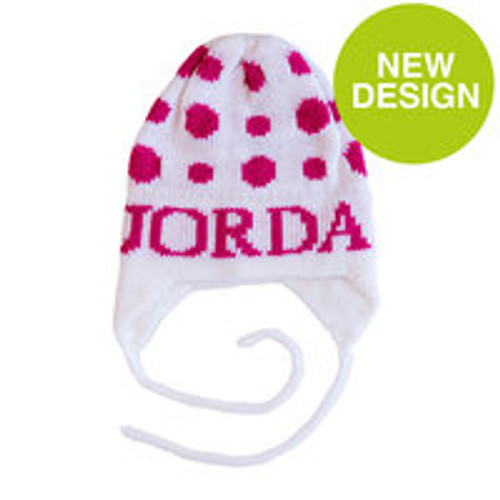 Personalized Hat, Polka Dots