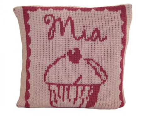 Personalized Cupcake Pillow